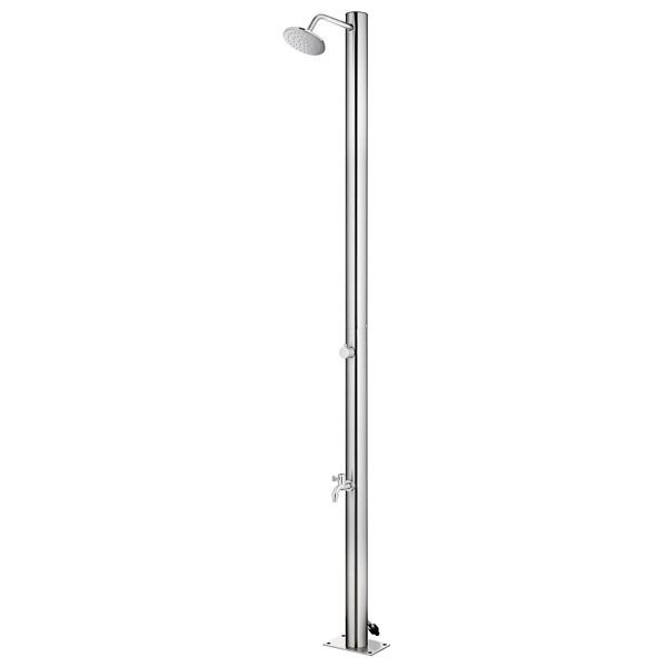 vidaXL Gartendusche 215 cm Edelstahl, 315940