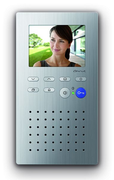 TCS Video Innenstation zum Freisprechen Serie Carus ORIGO, Aufputzmontage silber, CAI2000-0150