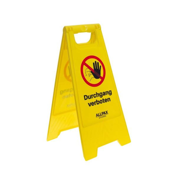 ALLPAX STOPPO Aufsteller "Durchgang verboten", 10023754