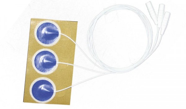 Golmed Neonatenelektrode "Micropore" mit Bananensteckerkupplung, ungeliert, Ø 30 mm, VE: 60 Stück, G34K