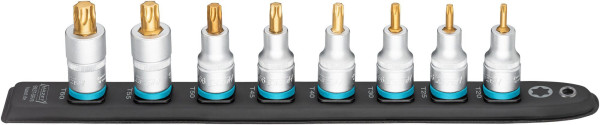 Hazet SmartRail, Vierkant hohl 12,5 mm (1/2 Zoll), Innen TORX® Profil, Anzahl Werkzeuge: 8, 992T-SR/8