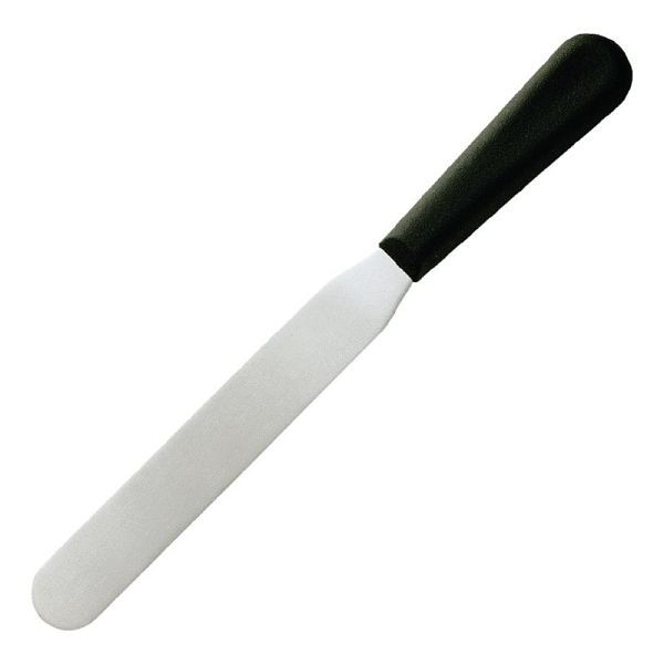 Hygiplas Palettenmesser gerade 20cm schwarz, Edelstahlklinge, D404