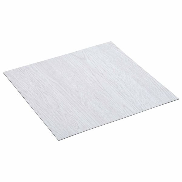 vidaXL Bodenplanken 55-teilig Weiß 5,11 m² PVC, 42046278