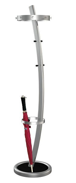 Kerkmann Garderobe arc JUNIOR, alusilber/schwarz, (Montage), 30605814-1