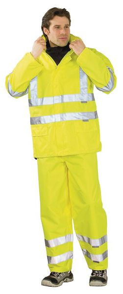 Planam Warnschutz Regenjacke, uni gelb, Größe XL, 2062056