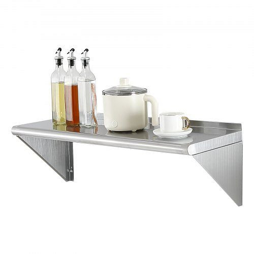 VEVOR Gewürzregal 915 x 305 x 63 mm, Hängend mit Stützrahmen, Edelstahl 113 kg Belastbar, BGSCTTJD1236144CAV0