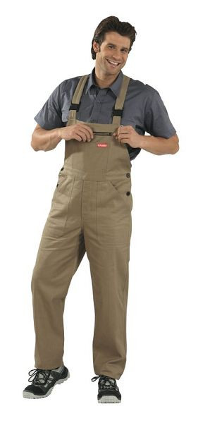 Planam BW 290 Latzhose, khaki, Größe 62, 0153062, 4030913153629