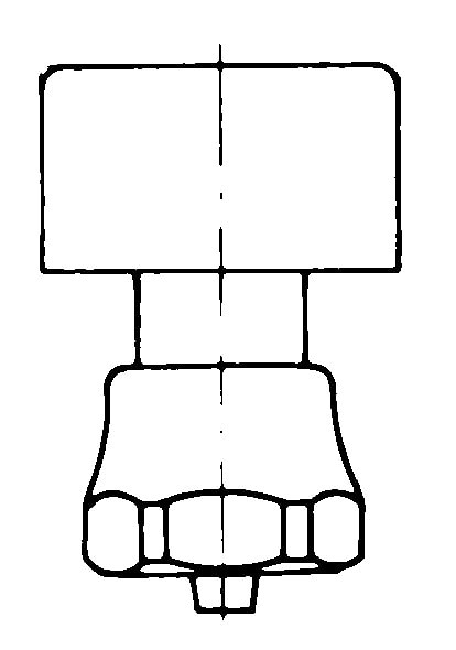 Benkiser Druckknopfgarnitur komplett, Durchmesser 38mm, mit weißem Druckknopf, DK-Mutter MS roh, 0618900