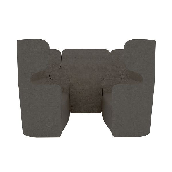 Bisley Raum in Raum Lösung Vivo, Viersitzer, Hohe Rückenlehne, NE0018 schwarz, VIVH4XP.NE0018