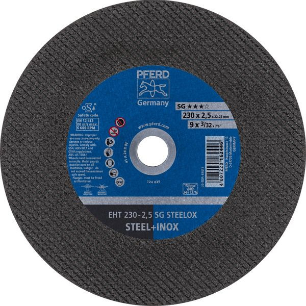 Pferd Trennscheibe EHT 230-2,5 SG STEELOX, VE: 25 Stück, 61328422