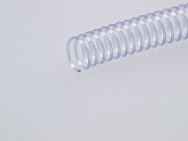 RENZ Plastikspiralen Ø= 10 mm, transparent; Steigung 6,2865 mm, Länge: 32 cm, VE: 100 Stück, 067100920032