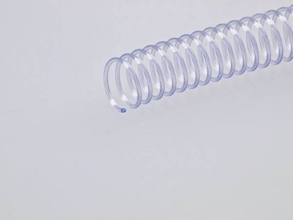 RENZ Plastikspiralen Ø= 18 mm, transparent; Steigung 6,2865 mm, Länge: 32 cm, VE: 100 Stück, 067180924032