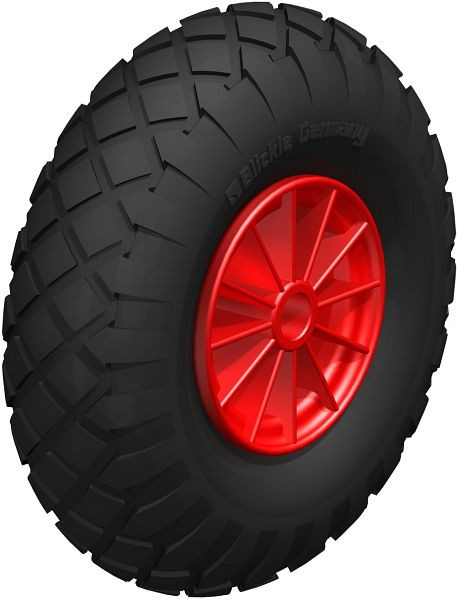 Blickle PK 262/20-75G-ROT Rad, Luftreifen, Schwarz, 39966