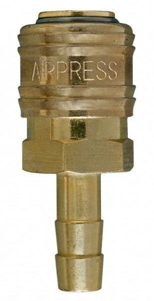 Airpress Druckluftkupplung Euro 10 mm Schlauchanschluss in Blister, 4346846