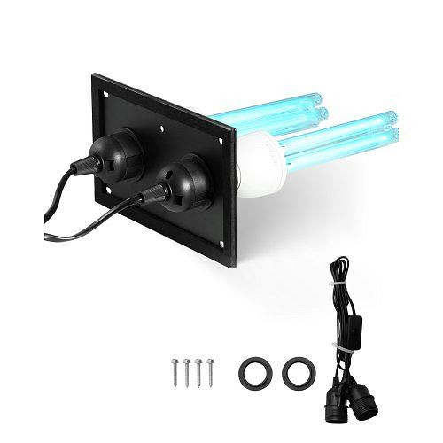 VEVOR HVAC-Luftreiniger, 50 W, 254 nm, UV-UVC-Licht für Klimaanlagenkanäle, inkl. 2 Ersatzbirnen, UVZJKGDJHQ25I0XIBV2