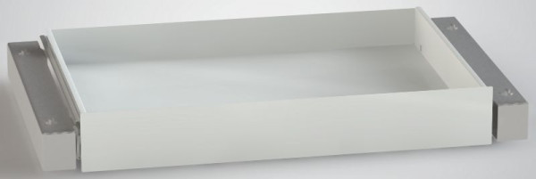 KLW Schublade für Schrank 500x490mm, Vollauszug, Tragkraft 40 kg, Breite 483mm, Einbauhöhe 120mm, Nutzmaße 77x325x428mm, 7FN-AHX-100A-SVX