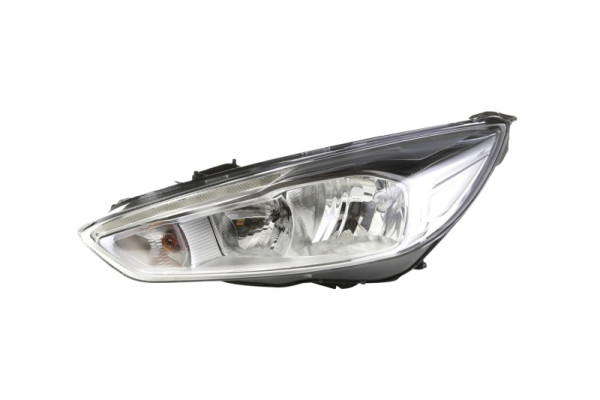 HELLA Glühlampe-Hauptscheinwerfer - für u.a. Ford Focus III - chrom - CCC/ECE - für Rechtsverkehr - links, 1EE 354 827-071