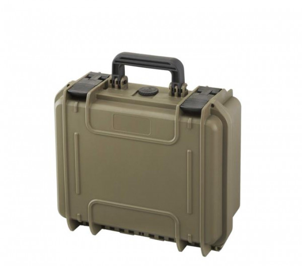 MAX wasser- und staubdichter Kunststoffkoffer, IP67 zertifiziert, sahara, leer, MAX300-SA