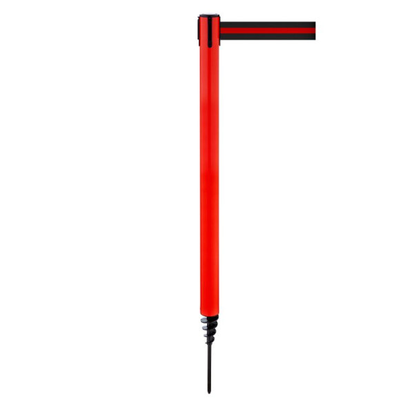 Stein HGS Personenleitsystem -P-Line Outside-, rot, schwarz/rot/schwarz waagerecht (gestreift), mit Gurtendstück (Standard), 37687-0601