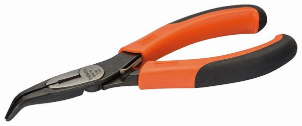 Bahco Flachrundzange, ergo, 60° abgewinkelt, 160 mm, industrieverpackt, 2427 G-160 IP