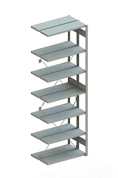 Meta CLIP 100 DAR 3000x1000x300 mm, verzinkt, Bodenanzahl: 2 x 7, 20070590