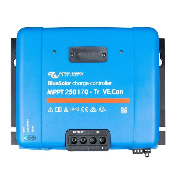 Victron Energy BlueSolar MPPT 250/70-Tr VE.Can 12V 24V 48V 70A Solar-Ladegerät, 1-67-022690