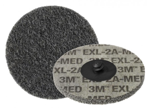 3M Scotch-Brite Roloc EXL Verpresste Kompaktscheibe XL-UR, 76 mm x 6 mm, 8A MED, VE: 40 Scheiben, 7000045981