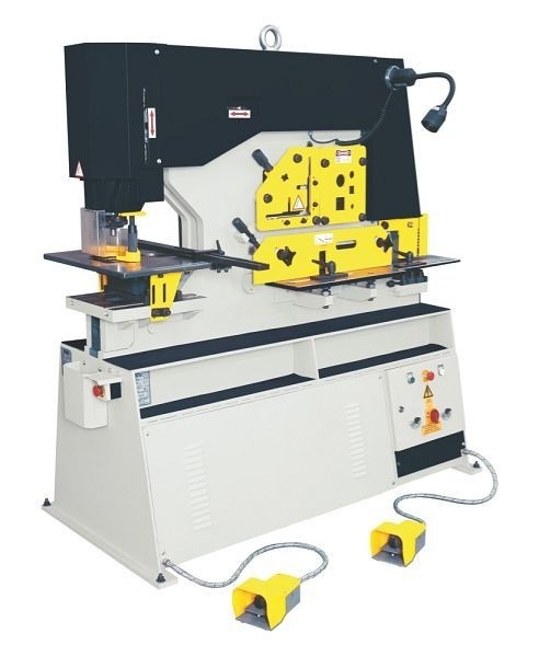 Epple Kombinierte Hydraulische Profilstahlschere E-HPS 65 PREMIUM-Line mit 65 Tonnen Stanzkraft mit 5 Bearbeitungsstationen, 353 0065