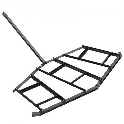 VEVOR Schleppegge 2200 x 2070 x 100 mm Einstellbarer Querstangenbereich 203,2/406,4 mm Rasenschleppe ATVs, UTVs, Gartentraktoren, QYPQYP84INCHPS1WAV0