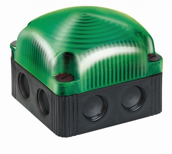 WERMA LED-EVS-Leuchte Bodenmontage / Wandmontage 24VDC GN- grün, 853.220.55
