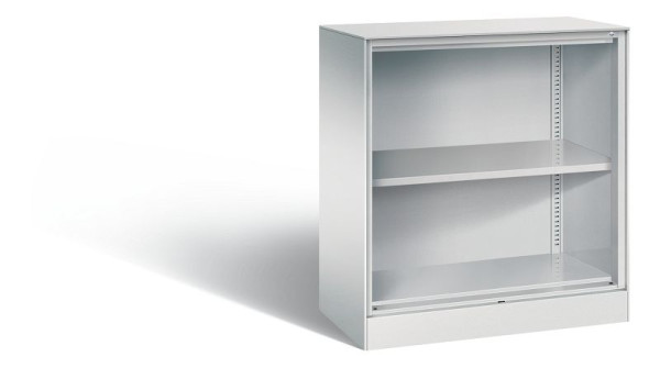 C+P Büroregal Asisto, H915xB800xT435mm, Farbe: Lichtgrau, 2 OH, 140053-000 S10043