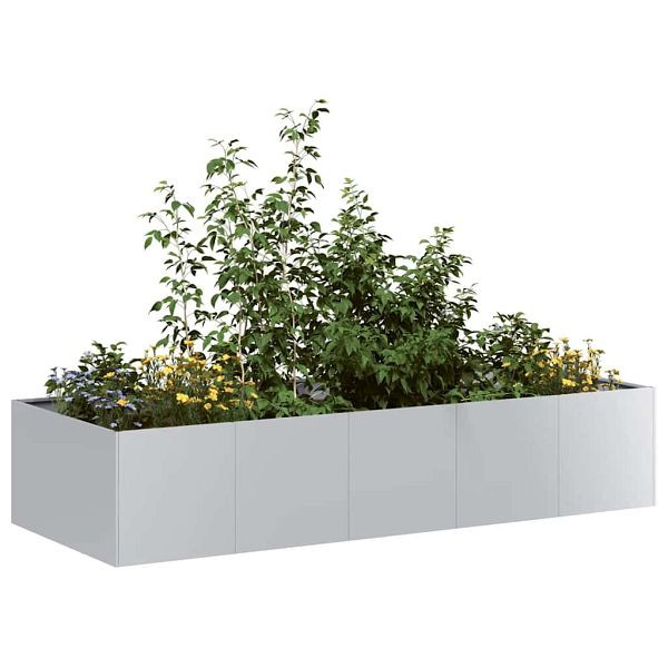 vidaXL Pflanzkübel 200x80x40 cm Verzinkter Stahl, 860757