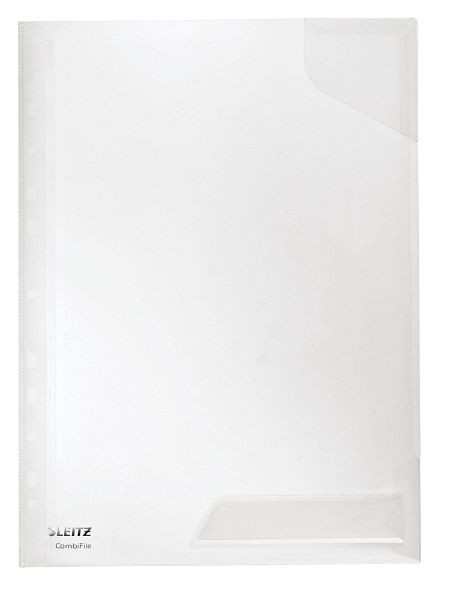 LEITZ 4730 Hülle CombiFile, A4, PP, 5 Stück, glasklar, 4730-00-02