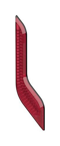 HELLA Heckleuchte, Shapeline Style, LED, 24/12V, Anbau/geschraubt, Farbe: rot, Stecker: AMP, links, senkrechte Befestigung, 30 LEDs, 2SB 013 399-031