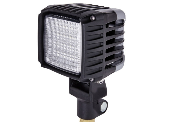 HELLA LED-Arbeitsscheinwerfer, Power Beam 3000, 24/12V, 3000lm, Rohrstutzen/Anbau, Nahfeldausleuchtung, Kabel: 2000mm, Stecker: AMP, 1GA 996 192-181