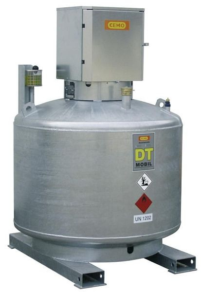 Cemo Dieseltank-Mobil 980l, einwandig verzinkt, 7748, 4052886082942