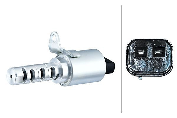 HELLA Steuerventil, Nockenwellenverstellung, 2-polig, Einlassseite, 6NW 358 188-091