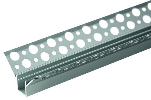 rutec Aluminiumprofil Unterputz 13/14UE1, 2 Meter, 65025