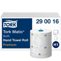 Produktbild von Tork Matic® Rollenhandtuch für System H1 - 6 Rollen 21 cm x 100 m, weiß, 2-lagig, 290016 Tork Matic® Rollenhandtuch für System H1 - 6 Rollen 21 cm x 100 m, weiß, 2-lagig, 290016