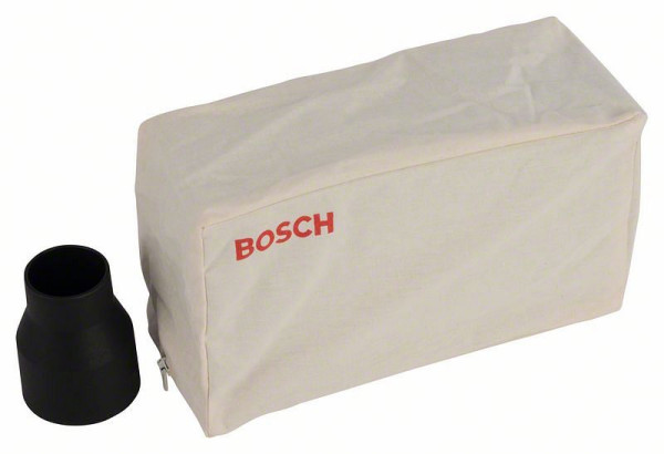 Bosch Staubbeutel mit Adapter Typ 2 (oval) für Handhobel, Gewebe, 2605411035