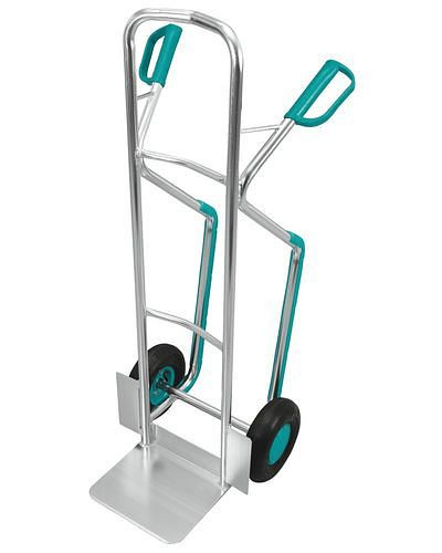 DENIOS Transportkarre DENIOS classic-line aus Alu, 320 x 250 mm, 200 kg, Gleitkufen, 258201