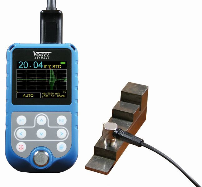 Vogel Germany Ultraschall-Materialdickenmessgerät mit Echo-Echo System (A+B-Scan),T-E 20 ~ 590 mm, 480131