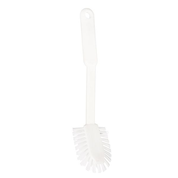 Haug Bürsten Spülbürste, oval, weiß 270 x 65 x 20 mm, Besatzmaterial: Nylon 6.6 Ø 0,40 mm, mittel, VE: 10 Stück, T1380