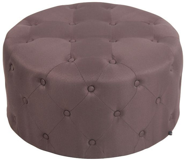 CLP Fußhocker Korsika Stoff, braun, 313018, 4251756402990