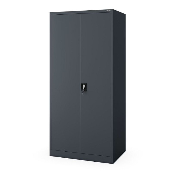 Jan Nowak Aktenschrank abschließbar JAN H D600 900 x 1950 x 600 mm, Anthrazit, 1984