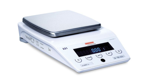 Soehnle Präzisionswaage geeicht, Höchstlast: 6200g, Ziffernschritt: 1g, 200x200mm, 2873.55.001