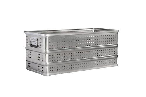 DENIOS Transportkasten aus Aluminium, ohne Deckel, Größe 6-0, 305139