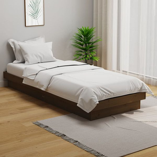vidaXL Massivholzbett Honigbraun 75x190 cm, 819935, 8720287066866