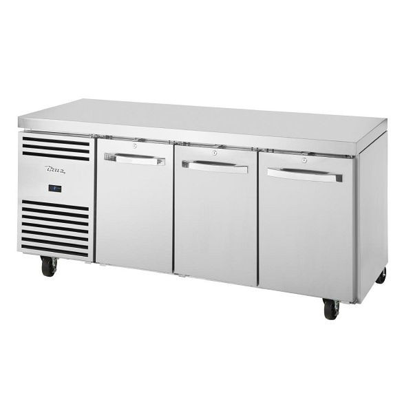 True 3-türiger 1/1 GN-Thekenkühlschrank TCR1/3-CL-SS-DL-DR-DR, FA036