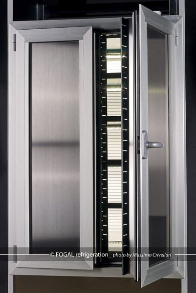 NordCap Volltüren für SCARLET 071 SLIM, rückseitig, weiß, zum rückseitigen Beschicken des Regals, 418020100